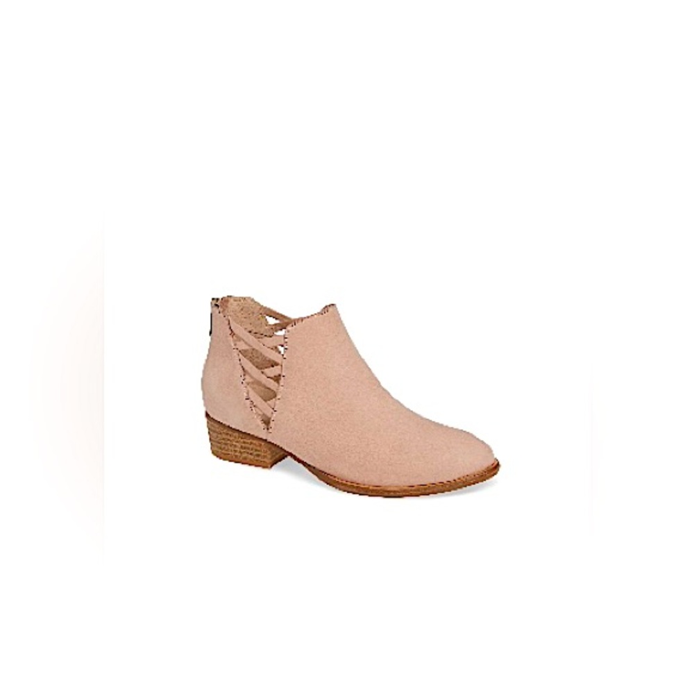 Seychelles Remembrance Bootie, Pink Nubuck, Size 7.5, NWOB